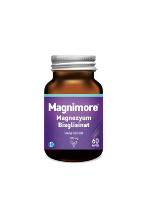 Magnimore Bisglisinat 120 mg 60 Kapsül