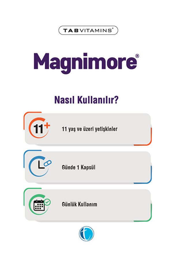 Magnimore Bisglisinat 120 mg 60 Kapsül