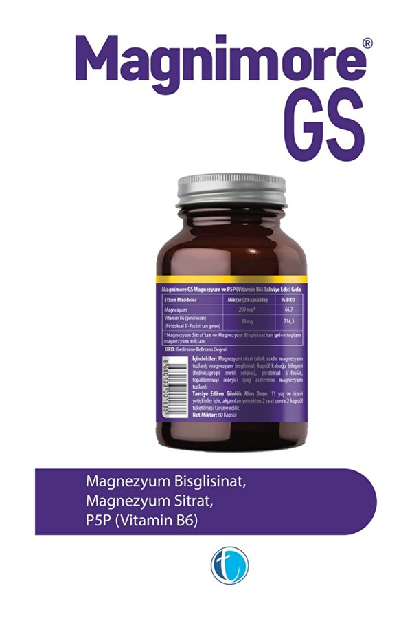 Magnimore GS 250 mg 60 Kapsül