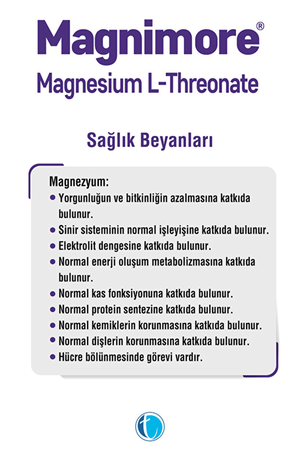 Magnimore Magnesium L-Threonate 144 mg 90 Kapsül