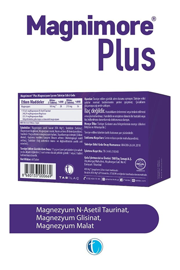 Magnimore Plus 105 mg 60 Tablet