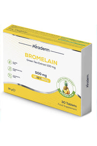 Miraderm Bromelain 500 mg 30 Tablet
