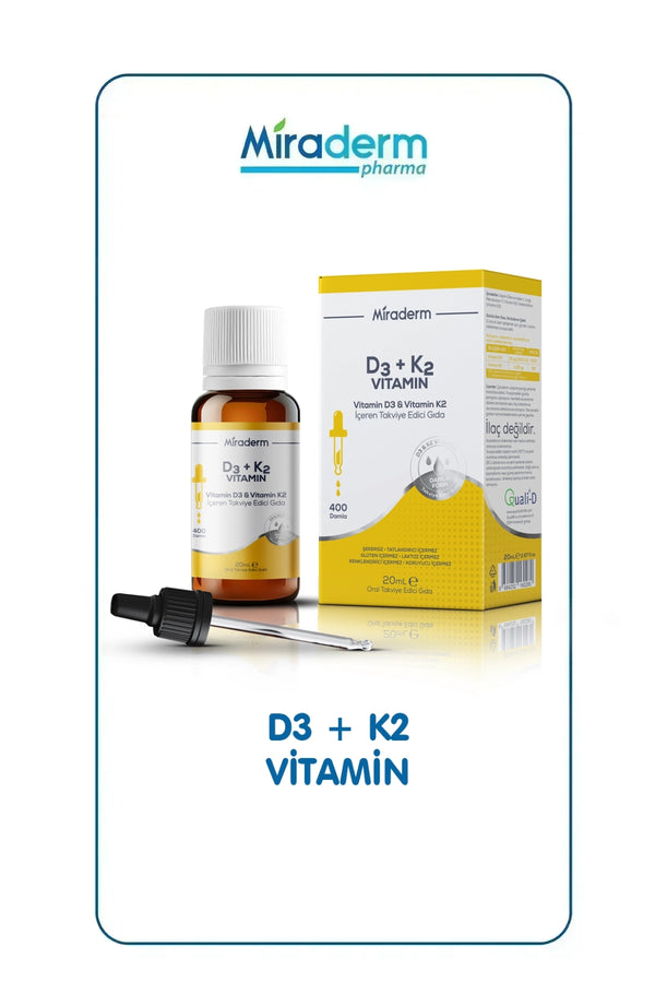 Miraderm D3 & K2 Vitamin 20 ml