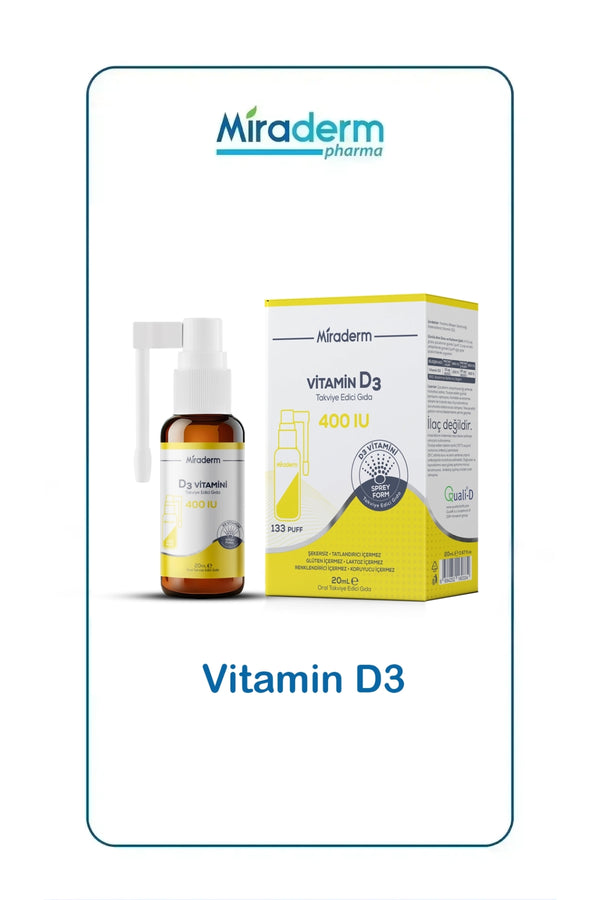 Miraderm D3 Vitamin 400 IU 20 ml