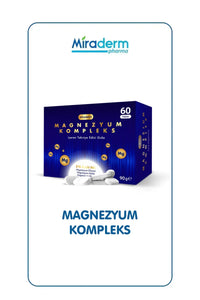 Miraderm Magnezyum Kompleks 200 mg 60 Tablet