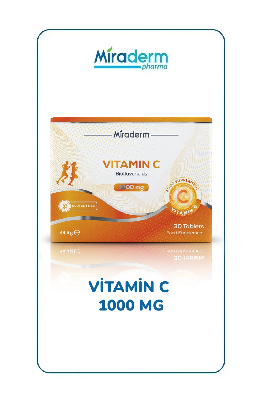 Miraderm Vitamin C 1000 mg 30 Tablet