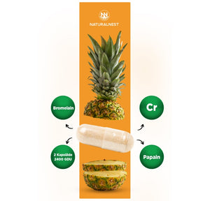 Naturalnest Bromelain Plus 60 Kapsül
