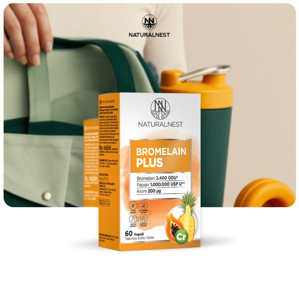 Naturalnest Bromelain Plus 60 Kapsül