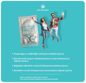 Naturalnest Magnezyum Plus 200 mg 30 Saşe