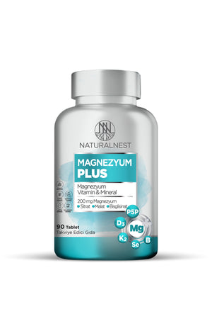 Naturalnest Magnezyum Plus 200 mg 90 Tablet