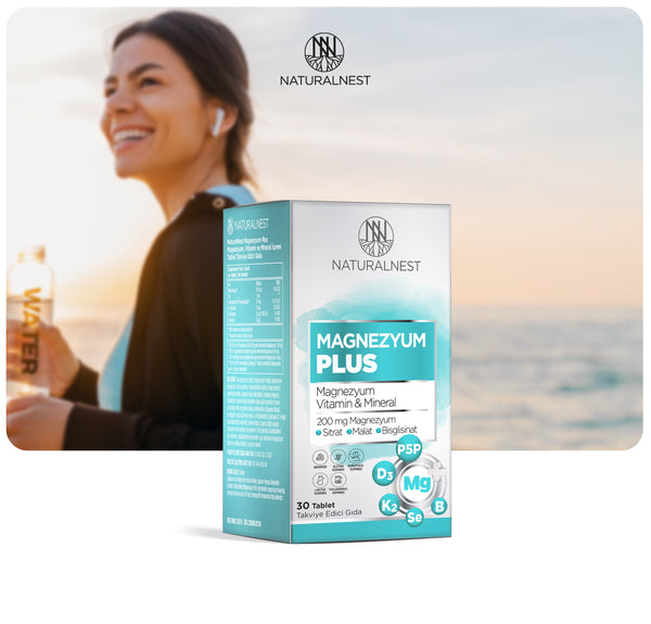 Naturalnest Magnezyum Plus 200 mg 90 Tablet