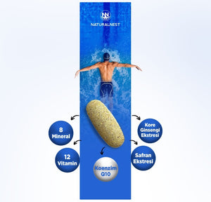 Naturalnest Multy Energy Men 30 Tablet