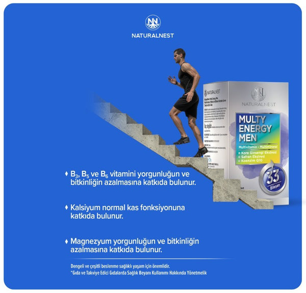 Naturalnest Multy Energy Men 30 Tablet