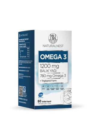 Naturalnest Omega-3 1200 mg 60 Kapsül