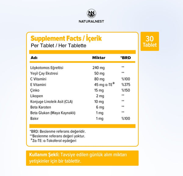 Naturalnest Suntab 30 Tablet
