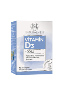 Naturalnest Vitamin D3 400 IU 10 ml