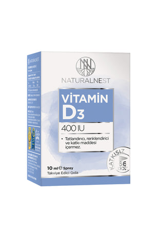 Naturalnest Vitamin D3 400 IU 10 ml