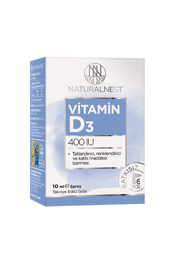 Naturalnest Vitamin D3 400 IU 10 ml
