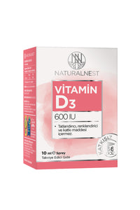 Naturalnest Vitamin D3 600 IU 10 ml