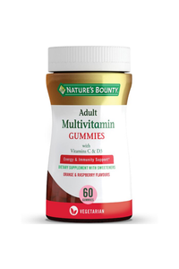 Nature's Bounty Adult Multivitamin Gummies With Vitamins C & D3 60 Soft Jel