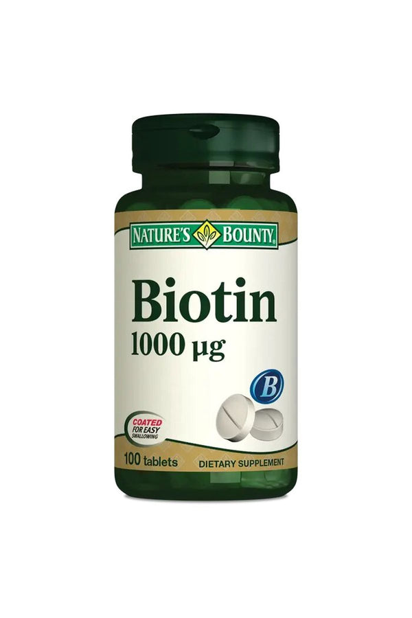 Nature's Bounty Biotin 1000 mcg 100 Tablet