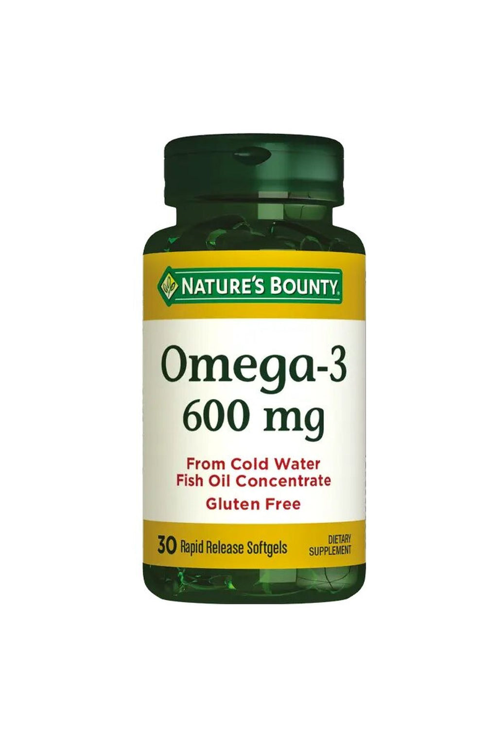 Nature's Bounty Omega-3 600 mg 30 Soft Jel