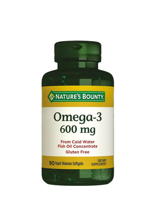 Nature's Bounty Omega-3 600 mg 90 Soft Jel
