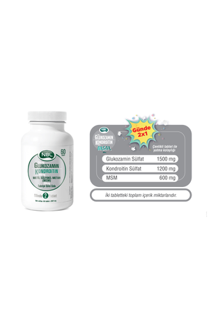 NBL Glukozamin Kondroitin MSM 60 Tablet