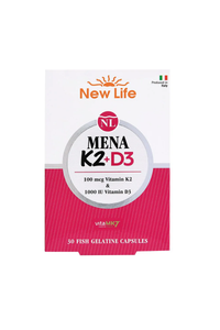 New Life Mena D3 & K2 30 Kapsül