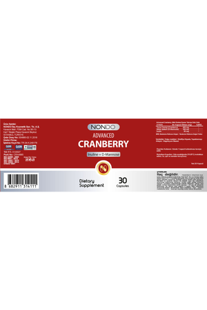 Nondo Advanced Cranberry 30 Kapsül