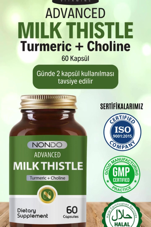 Nondo Advanced Milk Thistle 60 Kapsül
