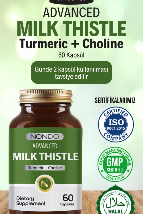 Nondo Advanced Milk Thistle 60 Kapsül