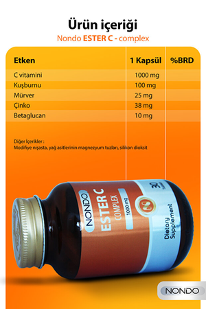 Nondo Ester-C Complex 1000 mg 30 Tablet