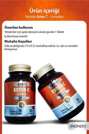 Nondo Ester-C Complex 1000 mg 30 Tablet
