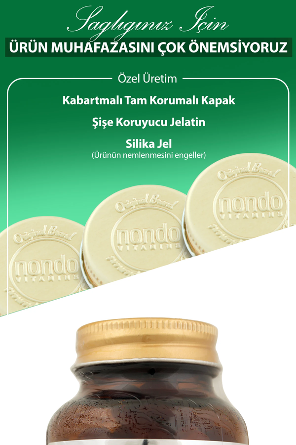 Nondo Saw Palmetto Kompleks 60 Kapsül