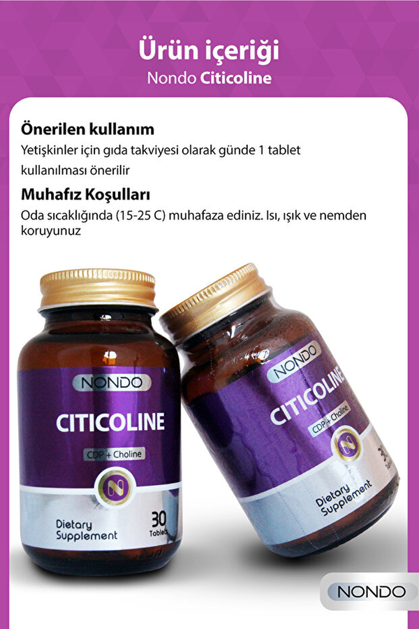 Nondo Sitikolin 30 Tablet