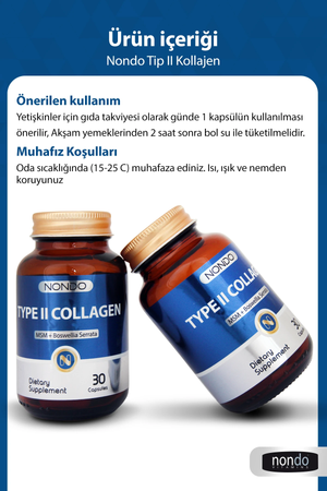 Nondo Type II Collagen 30 Kapsül