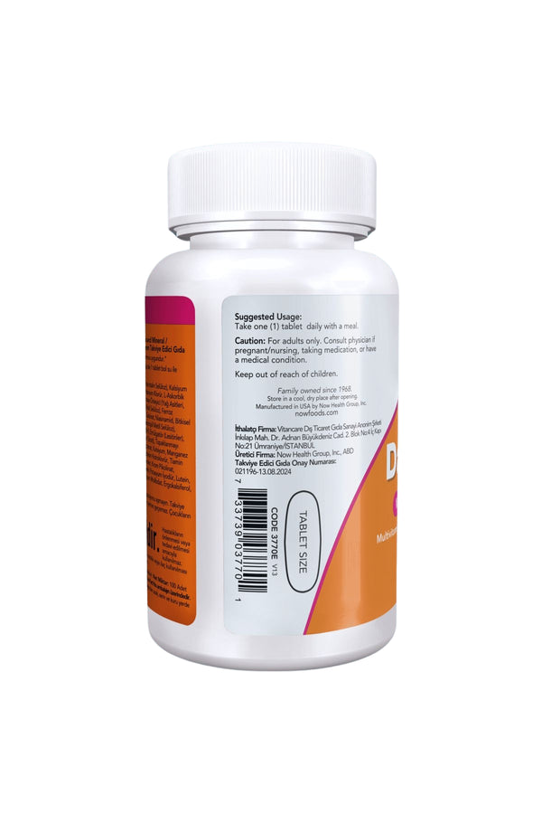Now Daily Vits Multivitamin and Mineral 100 Tablet