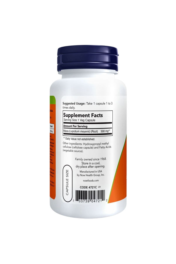 Now Maca 500 mg 100 Kapsül