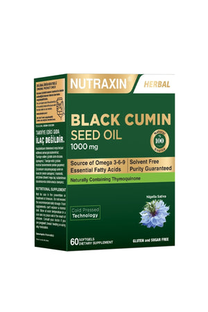 Nutraxin Black Cumin Seed Oil 1000 mg 60 Soft Jel