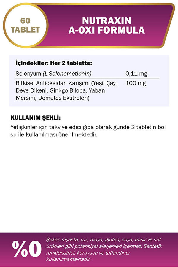Nutraxin Glutathione + Resveratrol 60 Tablet