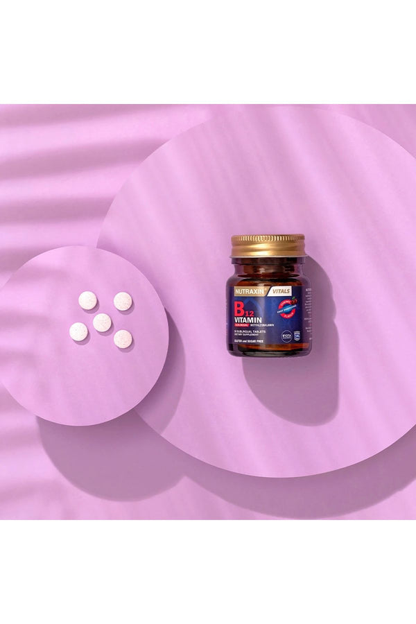 Nutraxin Vitamin B12 1000 mcg 60 Dilaltı Tablet