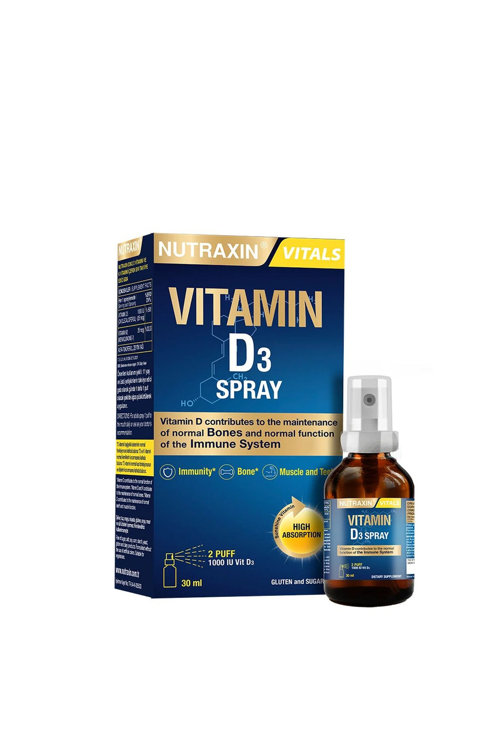 Nutraxin Vitamin D3 1000 IU 30 ml