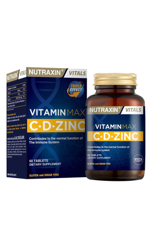Nutraxin Vitamin Max C-D-Zinc 60 Tablet