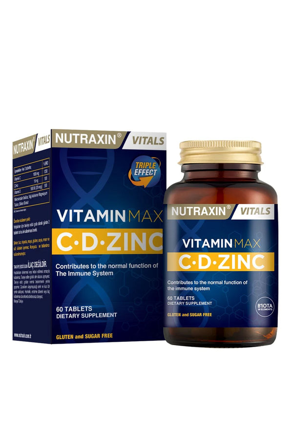 Nutraxin Vitamin Max C-D-Zinc 60 Tablet