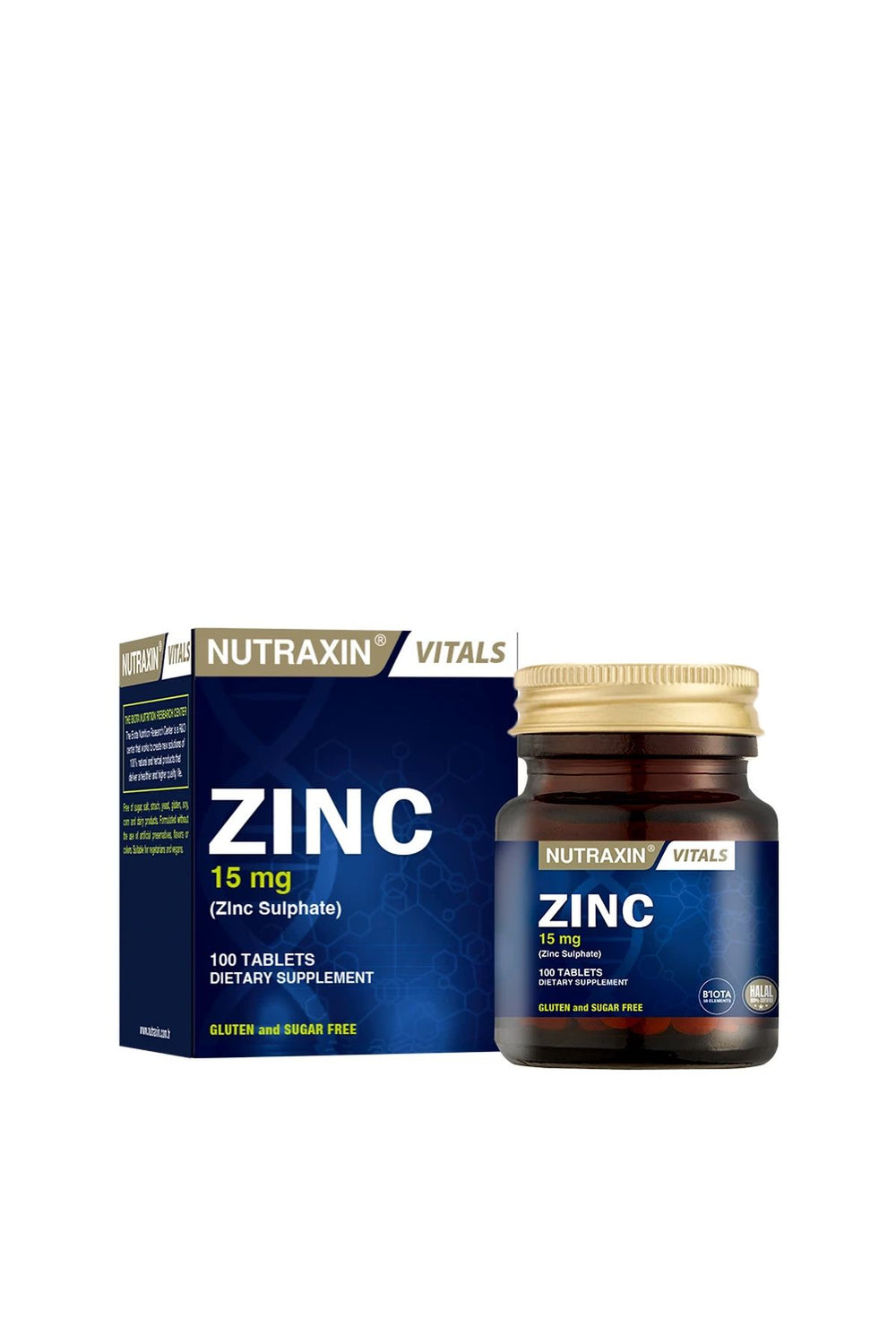 Nutraxin Zinc Sulphate 15 mg 100 Tablet