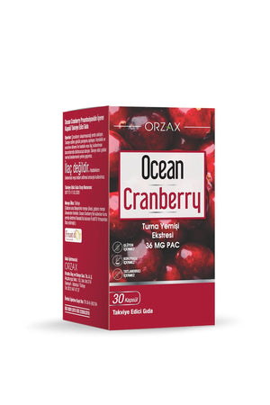 Orzax Ocean Cranberry 36 mg 30 Kapsül