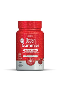 Orzax Ocean Gummies Iron Extra 17 mg 60 Çiğnenebilir Form