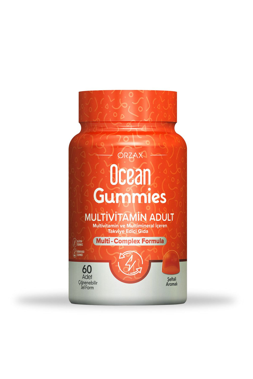Orzax Ocean Gummies Multivitamin Adult 60 Çiğnenebilir Form