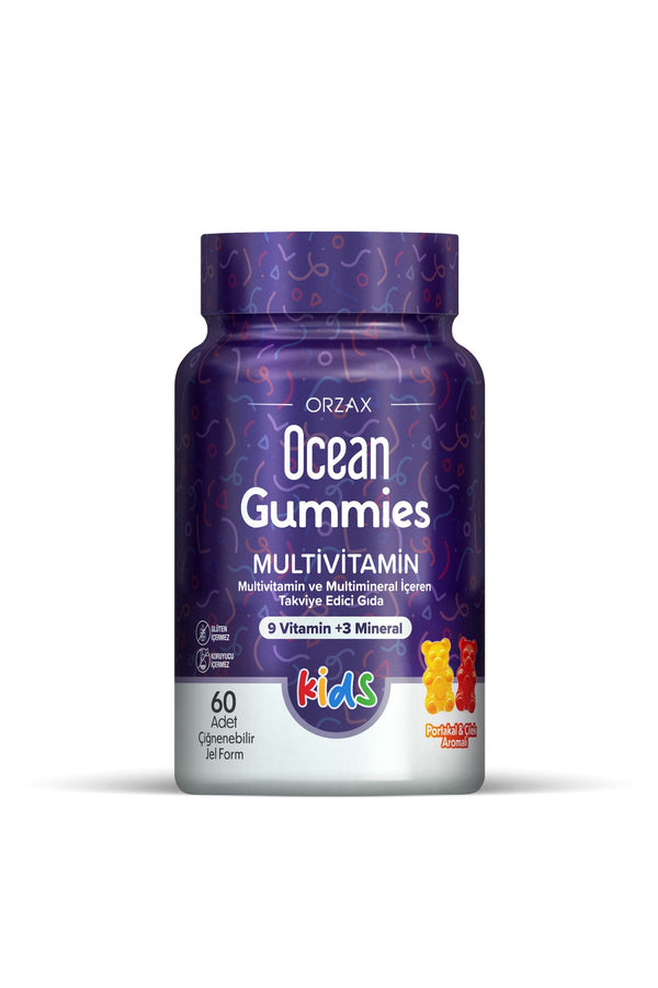 Orzax Ocean Gummies Multivitamin Kids 60 Çiğnenebilir Form